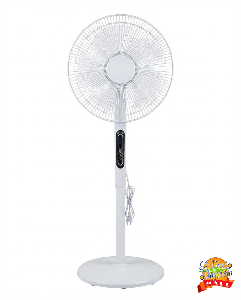 Ventilador de pedestal digital con control